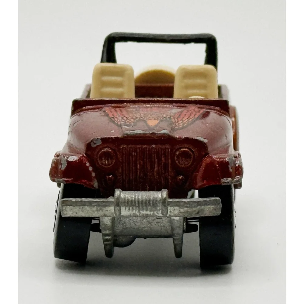 Hot Wheels 1981 Jeep CJ-7 1:64‎ Brown Malaysia (NO WINDSHIELD)